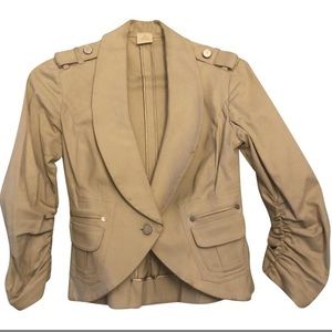 Marciano Blazer with Ruched Sleeves